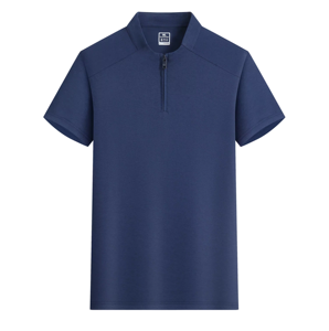 Wholesale Men's 165 GSM Moisture Wicking Quarter Zip Golf <b>T</b> <b>Shirts</b> Custom Logo Athletic Casual OEM ODM Factory Direct - Product Image 5