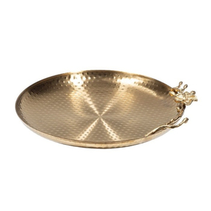 Plateau de service en acier inoxydable de qualité supérieure avec poignée décorative en forme d'oiseau, parfait pour la décoration de la maison et le service en cuisine à un bon prix - Product Image 5