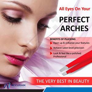 Juego de Pinzas Profesionales para Cejas de Acero Inoxidable Rojo, Pinzas Inclinadas de Precisión para el Cuidado de las Cejas, Herramienta de Maquillaje - Product Image 6