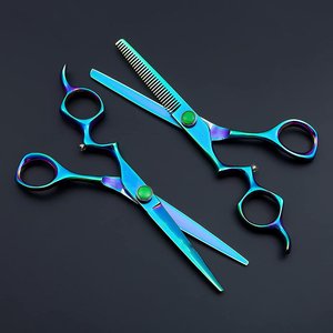 Ensemble de ciseaux de coiffure en acier inoxydable pour droitiers, lame tranchante - Product Image 4