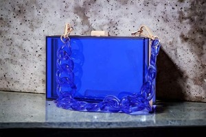 Bolso de Mano de Resina Acrílica de Diseño para Mujer, Transparente, para Fiestas Nocturnas, Bolso de Lujo para Damas - Product Image 2