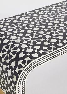 Mesa con Incrustaciones de Hueso de ILAHI, Diseño Moderno con Detalles de Ágata, Almacenamiento Portátil, Muebles para el Hogar - Product Image 2