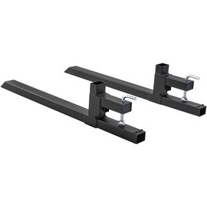 Forche per Pallet Resistenti con Capacità di 900 Kg, Forche per Benna da Trattore da 110 cm, Attacco per Caricatore Frontale per Trattori, Accessori per Carrelli Elevatori - Product Image 2