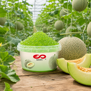 KEIFU 500 กรัม วัตถุดิบสำหรับชานมไข่มุกแบบป๊อปปิ้ง รสฮันนี่ดิว สำหรับแบรนด์ส่วนตัว ได้รับการรับรองฮาลาล/ฮาซับ พร้อมรับประทานสำหรับเครื่องดื่มเย็น - Product Image 2