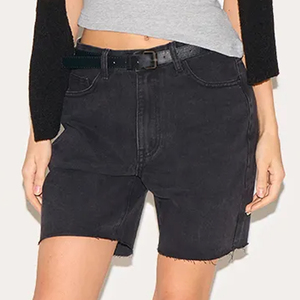 Shorts en jean déchirés pour femmes, marque privée, style streetwear, pour un usage quotidien estival, qualité export. - Product Image 4
