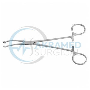Pinces de préhension Magielski pour amygdales, en acier inoxydable, instrument chirurgical ORL, CE ISO, réutilisables - Product Image 1