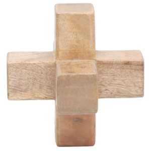 ไม้กางเขนตกแต่ง ของตกแต่งบ้านจากไม้ธรรมชาติ |   ขายส่ง OEM - Product Image 5