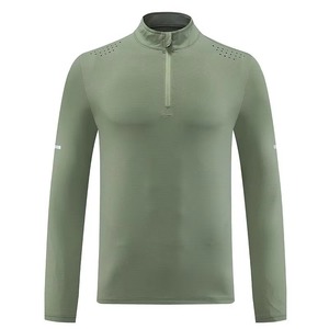 Custom Sports Fitness Tee Manufacturer <b>Compression</b> Workout <b>Shirt</b> Cotton Polyester Spandex OEM ODM Custom Branding Factory - Product Image 6