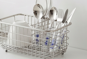 Ensemble de couverts traditionnels en céramique bleue et blanche avec ustensiles en acier inoxydable, compatibles lave-vaisselle, pour mariage - Product Image 4