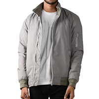Blouson d'hiver personnalisé de haute qualité, style bomber à col montant, nouveau design, vente en gros, pour hommes, service OEM