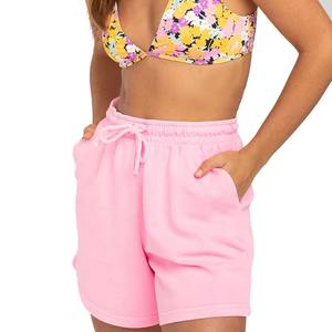 กางเกงขาสั้นกีฬาผู้หญิงมาใหม่สำหรับฤดูร้อน ระบายอากาศได้ดี ผ้าฝ้ายฟลีซ 100% สวมใส่สบาย เอวยางยืด ลายสก็อตสูง แฟชั่นสตรีทแวร์ - Product Image 1