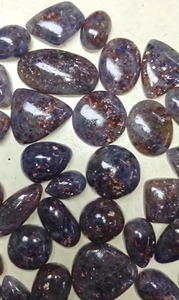 Joyería de Iolita y Piedra del Sol Multicolor Natural de Alta Calidad, Escamas de Ópalo Arcoíris y Gemas en Forma de Pera de Cristal - Product Image 2