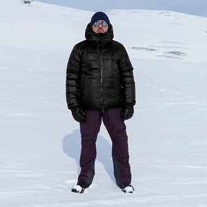 Nouvelle veste d'hiver noire à capuche pour homme, avec fermeture éclair, rembourrée, avec emplacements pour logo personnalisé, épaisse, streetwear, tissu polyester/coton - Product Image 4