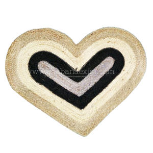 Tapis en jute carré disponible, de haute qualité, tissé à la main, bohème, rectangulaire, portable, tapis en jute pour la décoration de la maison, en provenance d'Inde - Product Image 6