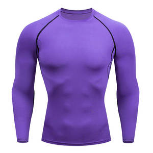 T-shirt de compression élastique à séchage rapide pour homme, idéal pour la course, le basketball et le fitness – Vente en gros - Product Image 4