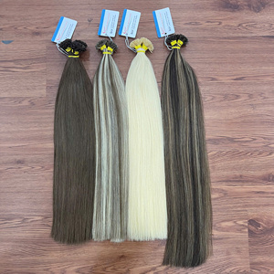 Best sale 100% Vietnamese Color Flat Tip Hair Extensions High Quality Super Shiny Silky No <b>tangle</b> Large in Stock - Product Image 4