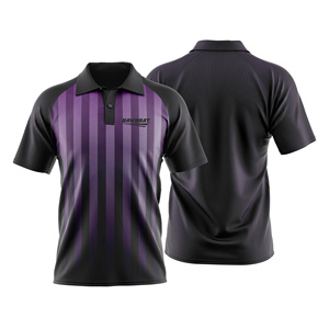 Men's Sublimated Polo <b>Shirt</b> Short Sleeve Moisture Wicking Regular Fit Geometric Print - Product Image 1