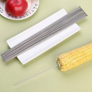100 Brochetas Metálicas para Barbacoa, Accesorios para Asar al Aire Libre, Palitos para Carne, Camarones, Pollo y Vegetales - Product Image 3