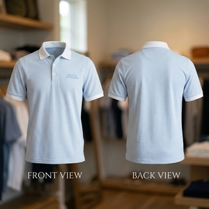 เสื้อยืดโปโลผู้ชายแบบแห้งเร็ว พิมพ์ลายตามสั่ง แขนสั้น สไตล์ลำลอง พร้อมปักโลโก้ เสื้อโฆษณา - Product Image 1