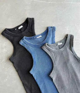 Custom Logo Fitness Clothing Jogger Tank <b>Top</b> Casual Workout Sport Gym <b>Crop</b> <b>Tops</b> for Women - Product Image 6