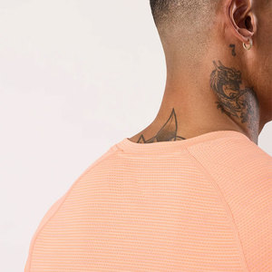 T-shirt d'entraînement d'été à manches courtes en coton 100% écologique, respirant, confortable, de haute qualité et à prix abordable, design uni - Product Image 6