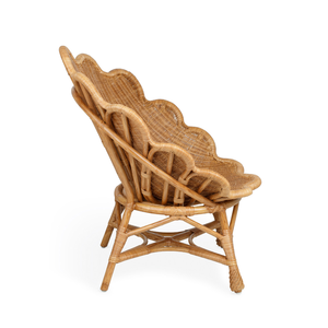 Nueva llegada: Silla de ratán tejida a mano con diseño de concha natural, ecológica y moderna, para resort, de fabricante vietnamita. - Product Image 3