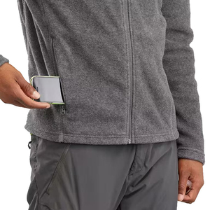 OEM/ODM Manufacturer Custom Blanket Zip up Bomber Winter Warm Coat Custom Polar <b>Fleece</b> <b>Jackets</b> for Men - Product Image 5