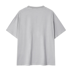 Premium 100% Organic Cotton 220g Regular Fit <b>Blank</b> Luxurious Men's T-Shirt Custom Brand Logo Anti-Wrinkle Breathable Short - Product Image 4