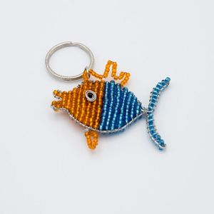 Fashionable Seed Beads Beaded Cute Cat Keychain Pendant Glamorous Seed Beads Embroidery Designer Keychain Accessory - Product Image 6