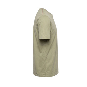 Camiseta de Manga Corta con Cuello Redondo, Corte Regular, Algodón Jersey, Transpirable, Informal, con Diseño de Logotipo Frontal Estampado, Ropa Deportiva - Product Image 5