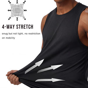 Camiseta Deportiva Personalizada con Logotipo y Talla para Hombre, Chaleco de Gimnasio de Secado Rápido, Ligero, Transpirable, para Ejercicio y Running, Sin Mangas - Product Image 4