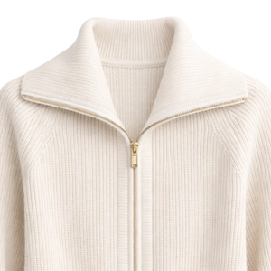 Veste en tricot zippée pour femme, avec points texturés, fermeture éclair sur le devant, manches longues, poche utilitaire, vêtement d'extérieur décontracté pour un usage quotidien - Product Image 6
