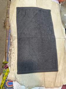 Serviette de Bain et Serviette de Visage en Microfibre 100% Coton de Haute Qualité, Prix de Gros, pour Gym, Voyage, Hôtel, Logo Personnalisé, Couleur Noire - Product Image 5