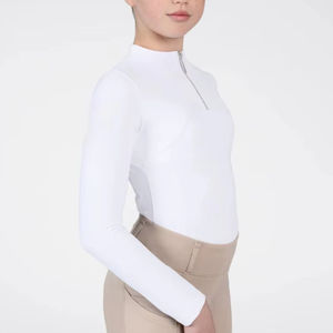 Chemise de base pour l'équitation des enfants, tissu doux, élégante, respirante, confortable, de haute qualité, personnalisable - Product Image 1