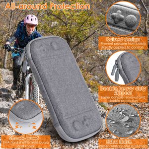 Estuche Rígido de EVA para Consola, Bolsa de Almacenamiento para Nintendo Switch, Estuche de Transporte con 10 Ranuras para Cartuchos de Juegos, Estuches para Reproductores de Videojuegos - Product Image 2