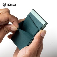 Dompet Kartu TILONSTAR TVC905AT Model Terbaru dengan Kantong Uang Koin, Hadiah Custom Anti Maling, Tempat Kartu RFID Aluminium