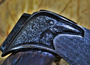 Hacha Vikinga Hecha a Mano por PAK ENTERPRISES con Hoja de Acero Forjado, Mango de Madera Oscura y Diseño Nórdico Rústico - Product Image 6