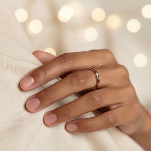 Multi Shape Zircon Diamond <b>Chunky</b> Dome Engagement Anniversary Wedding Band for Women 925 Sterling <b>Silver</b> Starburst Acrostic <b>Ring</b> - Product Image 6