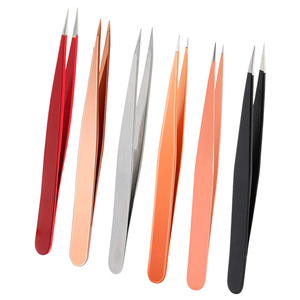 Pinzas para Cejas Ecológicas con Punta Fina, Depilación de Cejas, Logotipo Personalizado, Pinzas de Acero Inoxidable, Proveedor Mayorista - Product Image 1