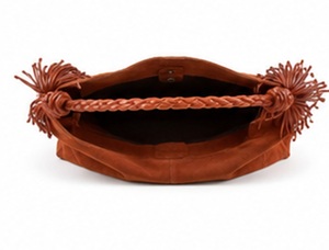 Bolso Tote de Gamuza Premium para Mujer, Estilo Vintage, con Asa Trenzada y Borlas, Gran Capacidad, Étnico y Moderno - Product Image 4