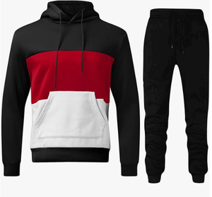 Conjunto deportivo de dos piezas para hombre a precio económico, conjunto de chándal para correr con chaqueta con cremallera y pantalones de chándal, conjunto deportivo de moda para hombre - Product Image 6