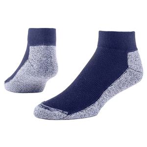 New Custom Men's Athletic Crew <b>Socks</b>-Breathable Digital Printing Spandex/Nylon Anti-Bacterial Plain Blue - Product Image 2