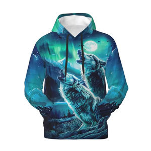 Sudadera con Capucha Sublimada para Hombre, con Logotipo Personalizado, Transpirable, Deportiva, de Invierno, 100% Algodón, para Gimnasio y Actividades al Aire Libre - Product Image 3