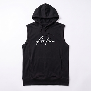 Camiseta sin mangas para hombre, para gimnasio, entrenamiento muscular, chaleco deportivo informal, ropa deportiva de algodón/bambú, compresión 220g, antipilling - Product Image 2