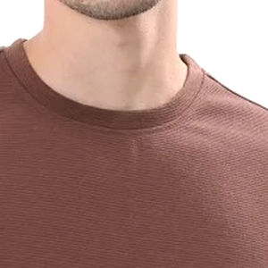 Camiseta de manga corta raglán de algodón 100% de gramaje pesado para hombre, cuello redondo, ajuste holgado, tejido personalizable, de secado rápido y anti-bolitas. - Product Image 5