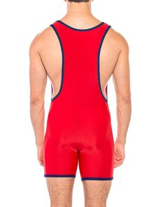 Combinaisons de lutte respirantes pour hommes, grandes tailles, impression personnalisée, vêtements de sport en polyester, uniforme - Product Image 6