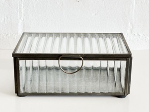 Metal And Glass Jewelry Box With Stylish Design For Luxury Home Decor And Jewelry Storage Needs - Product Image 4