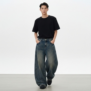 Pantalones Vaqueros de Mezclilla al por Mayor, Venta Directa de Fábrica, Nuevos Pantalones Vaqueros de Mezclilla Ajustados y Rectos de Verano, Transpirables, Pantalones de Mezclilla para Hombre - Product Image 3