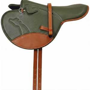 BLUHORSE Selle d'équitation anglaise synthétique de haute qualité personnalisable pour l'entraînement, ensemble complet nickelé - Product Image 2