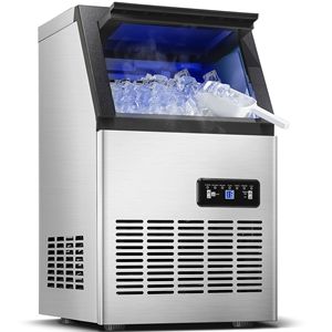 Macchina Professionale per Ghiaccio in Acciaio Inox, Produzione 80-110 LBS/24H, Autopulente, 2a Generazione - Product Image 2